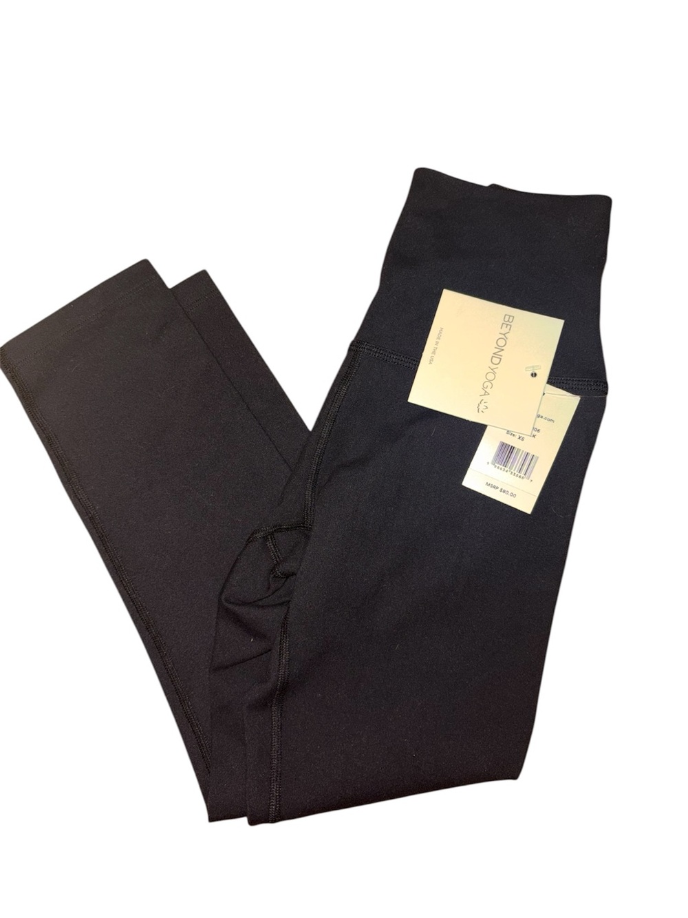 NWT Beyond Yoga XS black leggings ( cropped / capri length )